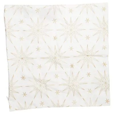 Kuddfodral (Vit, Guldfärgad) från H&M Home Bomull