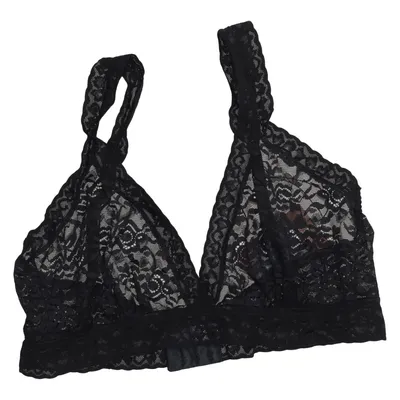Bralette (Black) from Lace Laboratory Elastane, Polyamide