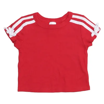 T-shirt (Red, White) from Anko Cotton, Elastane