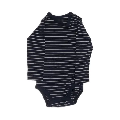 Body (Blå, Vit) från Lindex Baby Bomull, Elastan