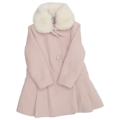 Frakke (Pink, Hvid) fra Tartine et Chocolat Kashmir, Polyamid, Polyester, Uld