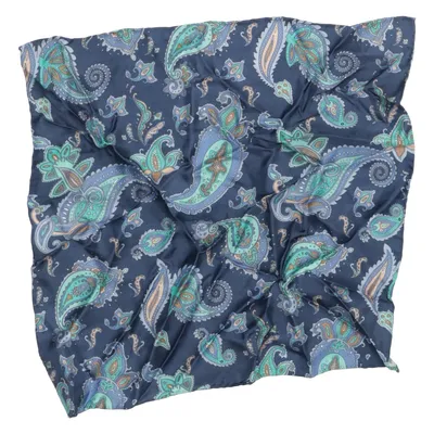 Mouchoir (Bleu, Multicolore) de John Henric Soie