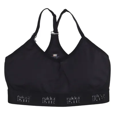 Sports bra (Black) from Rukka Elastane, Polyester