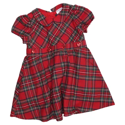 Robe (Rouge, Multicolore) de Prénatal Coton, Élasthane, Polyester, Viscose