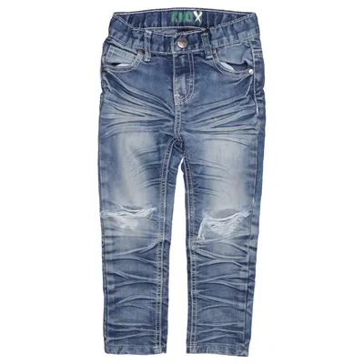 Jeans (Blue) from Knox Cotton, Polyester