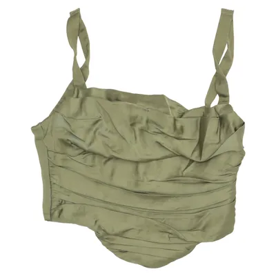 Bustier (Grøn) fra Zara Viscose