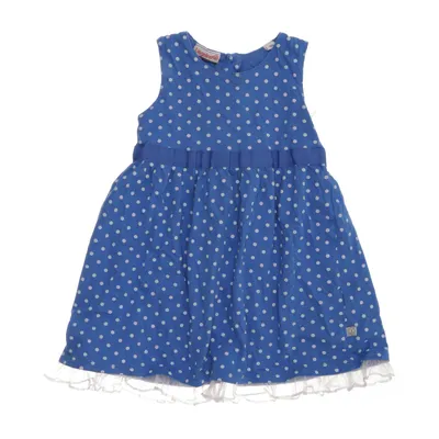 Dress (Blue, White) from Liegelind Cotton, Polyester
