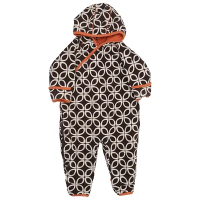 Outdoor overalls  (Brun, Hvid, Orange) fra Baby by Lindex Bomuld, Polyester