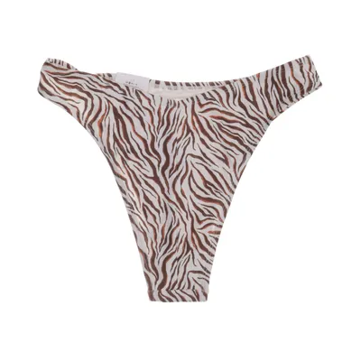 Bikiniunderdel (Vit, Brun) från Bik Bok Swimwear