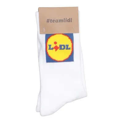 Strumpor (Vit, Flerfärgad) från Lidl Bomull, Elastan, Polyamid