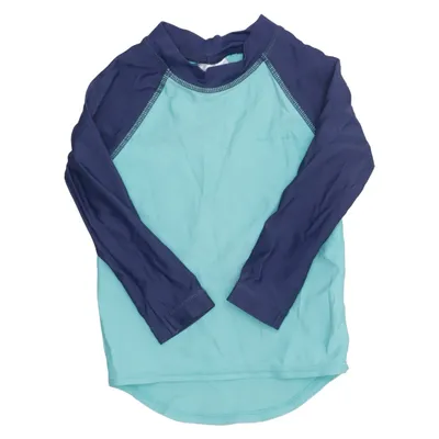 Swim shirt (Blue, Turquoise) from Polarn O. Pyret Elastane, Polyamide