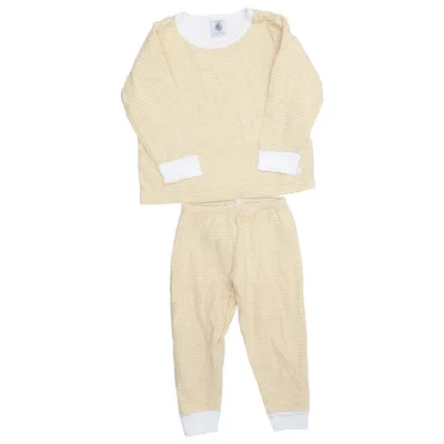 Pyjamas (Gul, Vit) från Petit Bateau Bomull