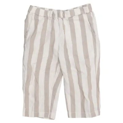 Hose (Beige, Weiß) von Newbie by KappAhl Baumwolle, Leinen