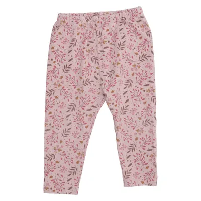 Leggings (Pink, Brown) from Uniqlo Baby Cotton, Elastane