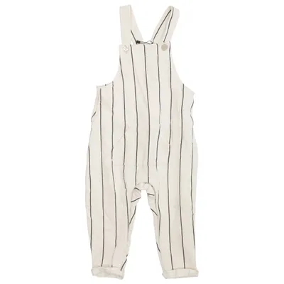 Hängselbyxor (Beige, Svart) från KappAhl