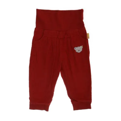 Pants (Red) from Steiff Cotton, Elastane