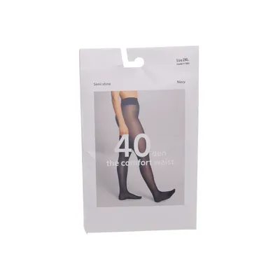 Nylon panty (Blauw) van Lindex Elastaan, Polyamide