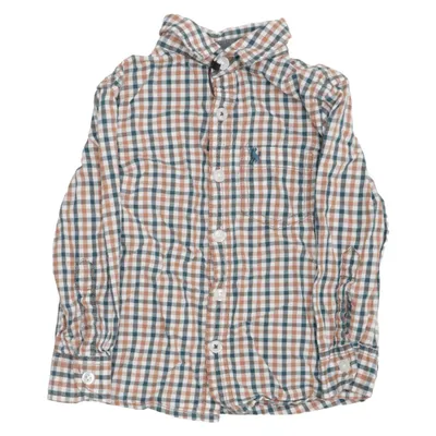 Skjorta (Brun, Blå, Vit) från Rebel by Primark Bomull