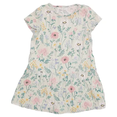 Robe (Beige, Multicolore) de Lindex Coton, Élasthane