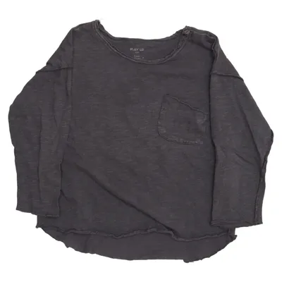 T-shirt à manches longues (Gris) de Play Up Coton biologique