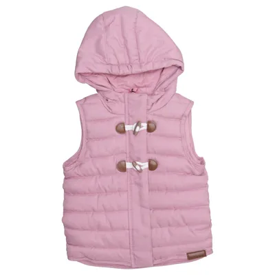 Outdoor vest (Roze) van Topomini Katoen, Gerecycled polyester