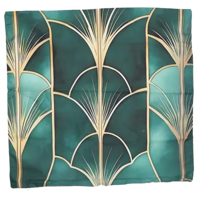 Örngott (Grön, Guldfärgad, Vit)