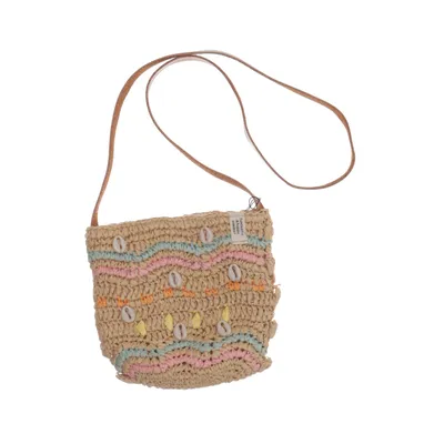 Axelremsväska (Beige, Flerfärgad) från Zara Bomull