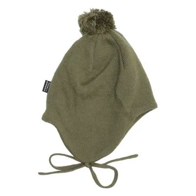 Bonnet à pompon (Vert) de Reima Acrylique, Polyester, Laine