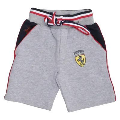 Sweatshort (Grijs, Rood, Blauw, Wit) van Scuderia Ferrari Katoen, Polyester