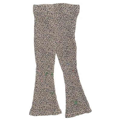 Bukser (Beige, Sort, Flerfarvet) fra Zara Bomuld, Elastan