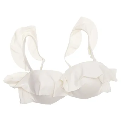 Bikiniöverdel (Vit) från Oysho Elastan, Polyamid, Polyester