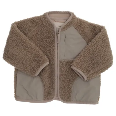 Fleece jacket (Beige) from Konges Sløjd Polyester