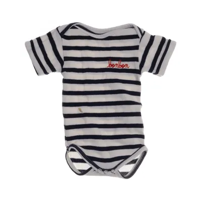 Body (Vit, Blå) från Maison Labiche Bomull