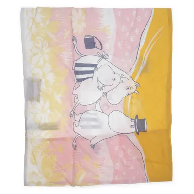 Örngott (Rosa, Gul, Flerfärgad) från Moomin Bomull
