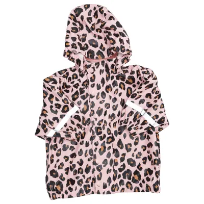 Rain jacket (Pink, Black) from Lindex Kids Polyurethane