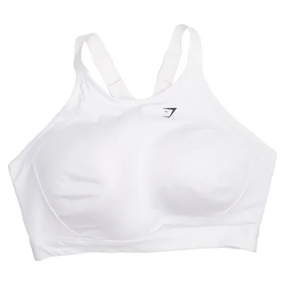 Sport-BH (Vit) från Gymshark Elastan, Nylon, Återvunnen polyester