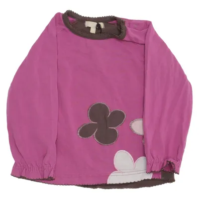 Långärmad t-shirt (Lila, Brun) från Petibom Bomull, Elastan