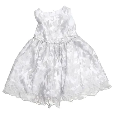 Robe de fille de fleur (Argent) de Rare Editions Polyamide, Polyester