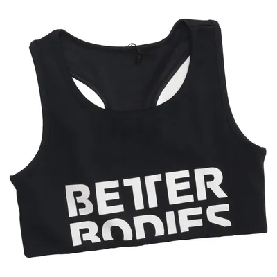 Sport-BH (Schwarz) von Better Bodies Elasthan, Polyester