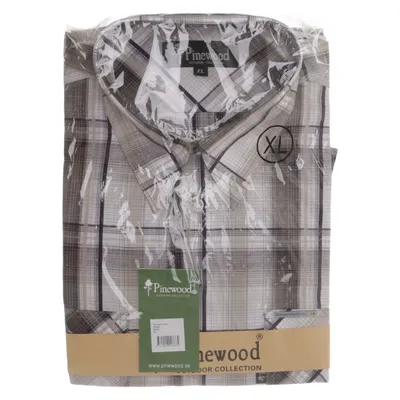 Flanellskjorta (Grå, Vit, Blå) från Pinewood