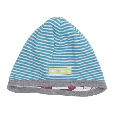 Beanie (Blue, White, Gray) from Loud + Proud
