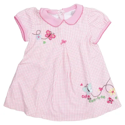 Dress (Pink, White) from Carter's Cotton