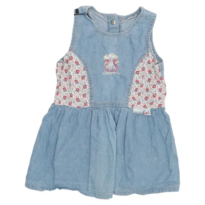 Denim dress (Blue, Multicolored) from Kon tiki