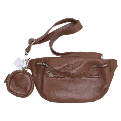 Waist bag (Brown) from vera pelle Leather