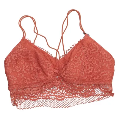 Bralette (Rød) fra Flame Bomuld, Elastan, Polyamid