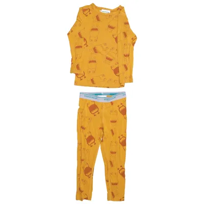 Pyjama (Jaune) de Vossatassar Élasthane, Viscose