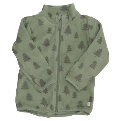Fleecejacka (Grön) från Lindex Polyester