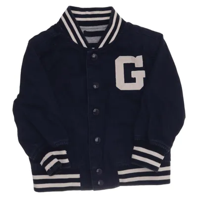 Veste universitaire (Bleu, Blanc) de BabyGap Coton, Polyester