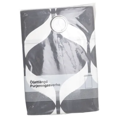 Rideau à œillets (Noir, Blanc) de Hemtex Coton