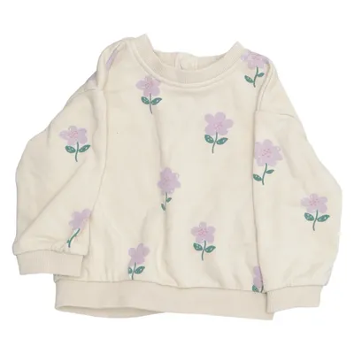 Sweatshirt (Beige, Purple) from Rikiki Cotton, Polyester